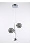 Modern Lighting, Single pendent, Light, Modern glass white light pendent, Chrome color 25x100 cm, Suitable for bedroom, kitchen, coffee shop