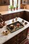 Digital Printed Glass Serving Tray – Sun Motif, Metal Handle 46X28 cm - 4