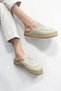 Merli Women's Sued Genuine Leather Handmade Espadrille Shoes
