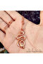 Snake Pure Copper Necklace - Handmade Authentic Jewelry - 7