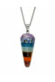 Natural Stone Chakra Necklace Colorful Layered Energy Necklace Gift - 3