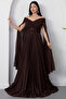 Strapless Neckline Pleated Tulle Dress Dmn0354 - 4