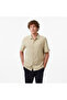 Ss Yarn Dyed Waffle Knit Top Men's Shirt M6Gp09
