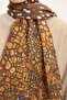 Tencel Monare Shawl Brown Stone Pattern 75X195 - 4