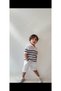 Boy's Knitwear Shirt Muslin Shorts Top and Bottom Set