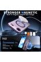 Matte Magnetic Case Clear Case for iPhone 17 Pro Max, iPhone 17 Pro, Slim Shockproof Cover with Kickstand - 4