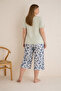 Battal Palazzo Oversize Capri Set - 3