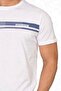 6128 Men's Short Sleeve Crew Neck Pajama Set-White - 2