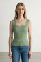 Women's Blouse Square Neck Wide Strap Athlete Summer Lycra Bodysuit