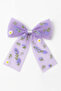 Daisy Patterned Bow Clip Hairpin – Floral Fabric Hairpin – Casual & Stylish Hair Accessory - 2