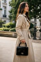 Women's Black Patent Leather Mini Box Handbag with Side Cross Strap and Handle Modern Stylish Women's Bags - 5