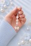 Y2K Pearl & Bow Detailed Phone Charm |   Camera · Thermos · Bag Compatible |   Handmade Stylish Accessory - 4