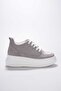 Women's Hidden Heel Lace-Up Sports Shoes - 4