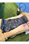 Noric Handmade Design Black Leather Belt - Iconic Style with Staple Detail - 4