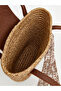 Women's Straw Shoulder Bag - 4