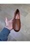 Women's Inside-Out Genuine Leather, Orthopedic, Elasticated Sides, Perforated Air-Permeable Mother's Shoes - 2