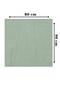 Cotton Muslin Blanket Stroller Cover Gift Multi-Purpose Cover 80X90Cm Color Options - 3