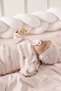 Natural Modal Cotton Newborn Double-Breasted Bodysuit Long Sleeve Snap Fastener Kimono Body L Farmyard - 3