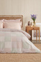 Ottavia Single 100% Cotton Duvet Cover Set - Pink