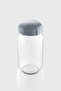 Rhea 1000 ml Turquoise Lid Glass Jar 131012 - 2