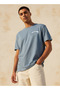 Men Regular Fit Crew Neck Short Sleeve Logo Print T-shirt