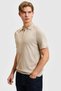 Men's Slim Fit Polo Collar Half Zipper Stone Sweater 50324302-Vr049 - 3