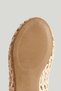 Dusky Pink Lattice Ballerina Shoes - 5