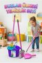 Ice Country Cleaning Time! Plastic 4-Piece 51cm Viladalı Broom and Shovel Cleaning Play Set