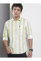 Men Regular Fit Striped Shirt - 5