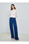 Off White Floral Embroidered Crochet Yoke Shirt - 3