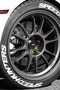 M Power Motorcycle and Car Vehicle 3D Auto Tire Lettering 4 Piece Sticker Emblem Set - 3