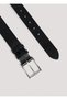 Black Leather Men Premium Leather Belts - 3