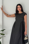 Women's Polka Dot Midi Dress – Sleeveless Loose Fit Casual Chic Long Dress - 3