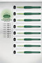 Tunç Green - Set of 8 - Wool Crochet Hooks with Elastic Handles - 8 Wool Crochet Hooks - 2