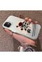 iPhone 11 Compatible Retro Red Rose Printed Impact Resistant Hard Case - 2