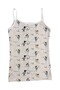 Girl's 100% Cotton Fabric Light Pink Color Ballerina Patterned Thin Strap Athlete Boxer Set - 4
