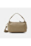 Women's Beige Shoulder Strap Handbag with Tassel Accessories - 4