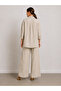 Oversize Slit Tunic Trousers Set - 2