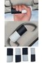 Black and White Car Handle Cover 4 Pieces – Faux Leather Car Roof Handle Cover, Stylish and Protective - 4