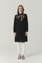 T-1657 Shon Tunic 38-46 Black Tunic 1657