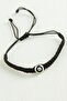 Ilkeshop Nazar Makrome Rope Bracelet (222448) - Black