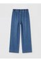 Timeless Clothing & Timeless Choices Women's Wide Leg Jeans with Drawstring Waist - 2