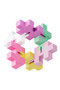 HEXEL Spectrum - Creative fidget toy - Plus Plus, Bubblegum - 3