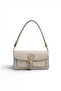 Beige - M204 Sand - Sand Beige Plain Women's Shoulder Bag Sp1279