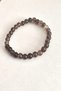 Certified 6 mm Smoky Quartz Natural Stone Bracelet - 2