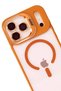 Ilkeshop iPhone 17 Pro Max Cover with Remim Lens and Magsafe Stand (142216) - Orange - 3