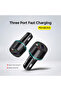 3-In-1 Car Phone Charger with QC3.0 Fast Charging, PD36W+PD30W+USB 22.5W Output, LED Indicator - 2