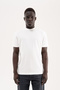 Men's Stylish Basic Oversize Modal T-Shirt Ecru