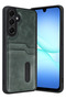 Ilkeshop New Galaxy A17 5g Sara Leather Case with Business Card Holder (140843) - Green