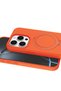Ilkeshop New iPhone 15 Pro Max Regal Magsafe Stand Cover (144930) - Orange - 4